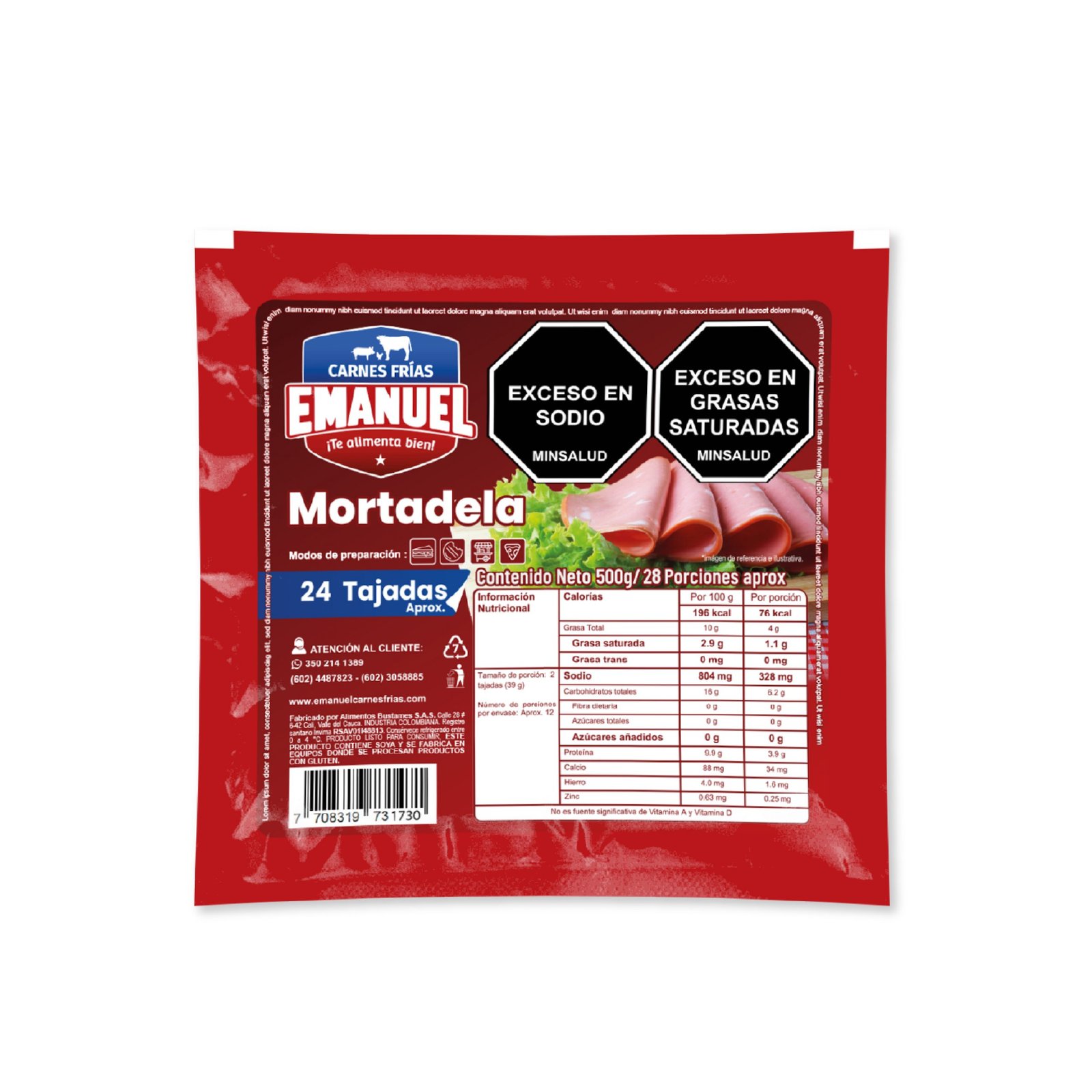 Mortadela 500 g